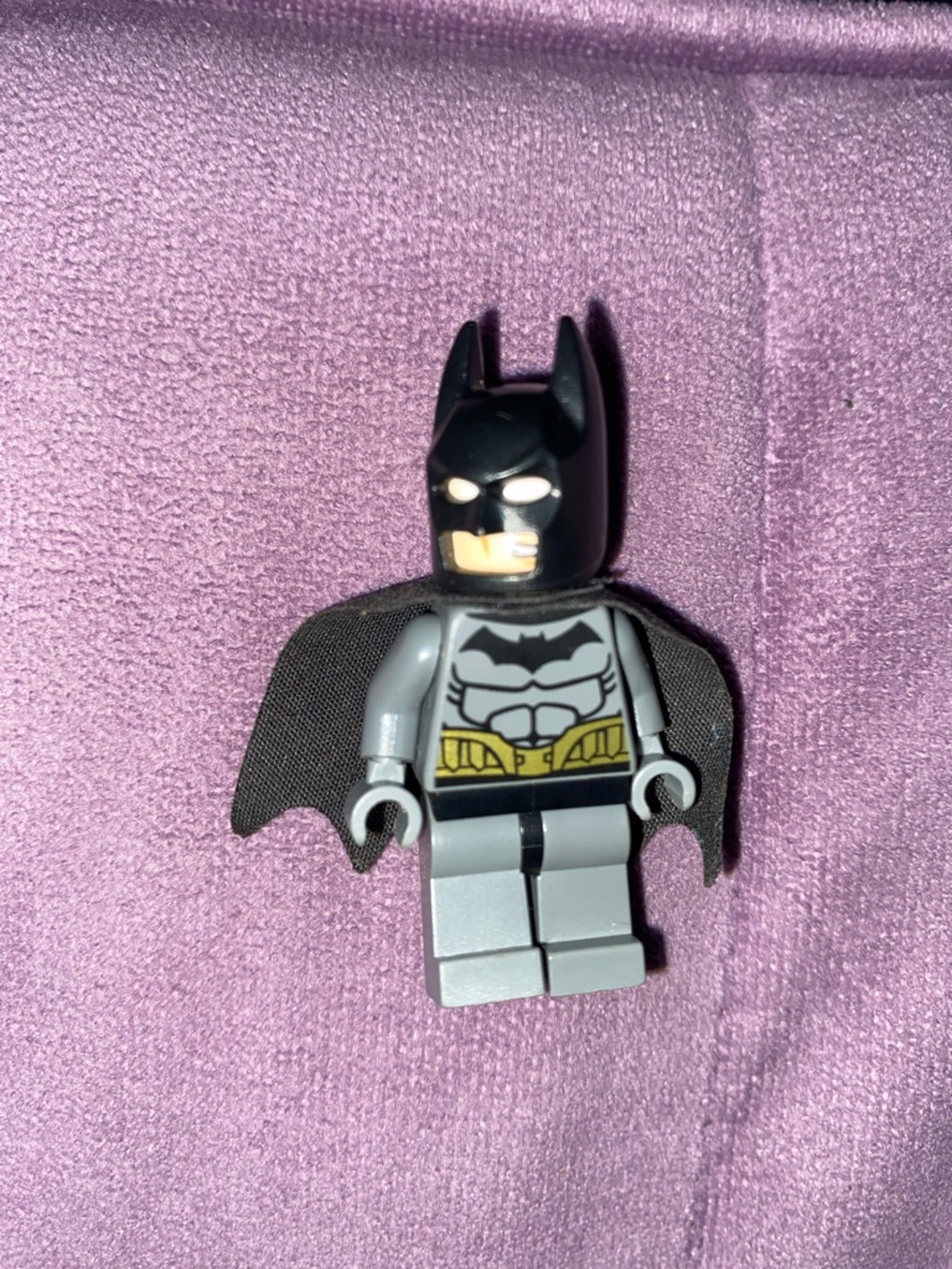 Lego Batman Minifigure - Black, Gray, Yellow